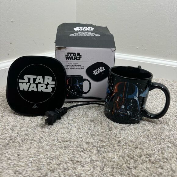 Star Wars Other - Star Wars Darth Vader Mug with Mug Warmer Ceramic Black Collectible